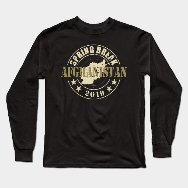 Spring Break Afghanistan 2019 Long Sleeve T-Shirt by Etopix